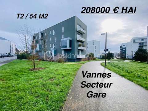 Vente appartement 2 pièces Vannes Centre Ville 56