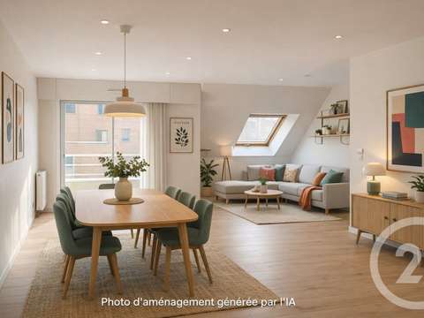 Vente appartement 3 pièces Vannes Centre Ville 56
