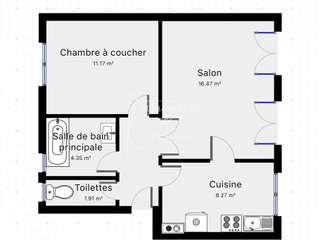 Vente appartement 2 pièces
