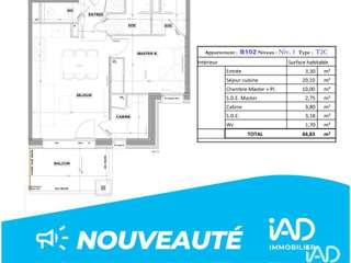 Vente appartement 2 pièces