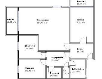 Vente appartement 3 pièces Vente appartement 3 pièces