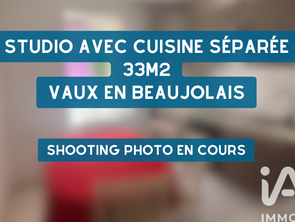Vente Appartement T1Vaux-en-Beaujolais