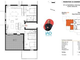 Vente appartement 4 pièces
