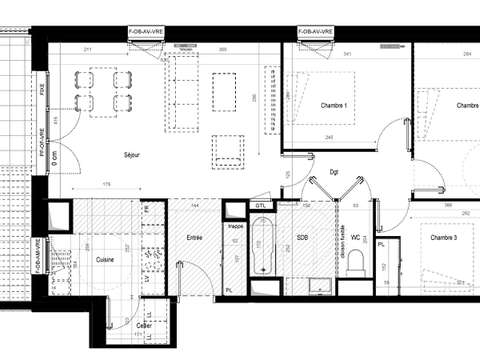 Vente appartement 4 pièces