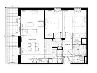 Vente appartement 3 pièces