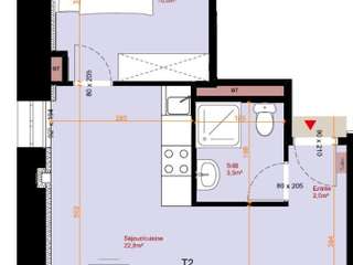 Vente appartement 2 pièces