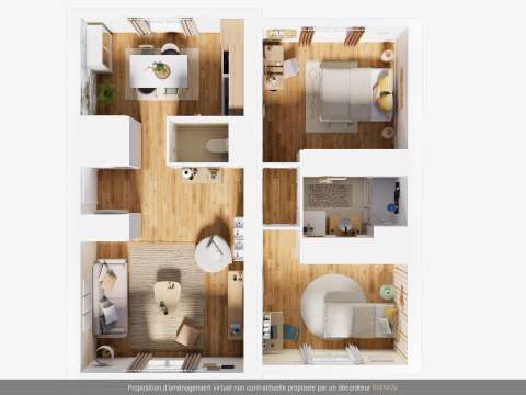 Vente appartement 3 pièces