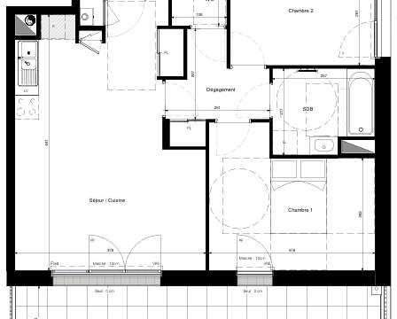 Vente appartement 3 pièces