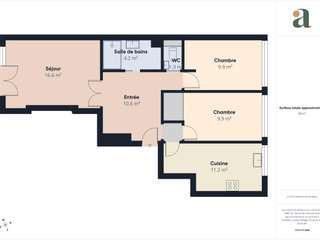 Vente appartement 3 pièces
