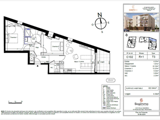 Vente appartement 3 pièces Vente appartement 3 pièces