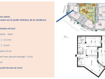 Vente appartement 3 pièces