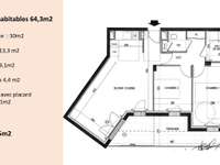 Vente appartement 3 pièces
