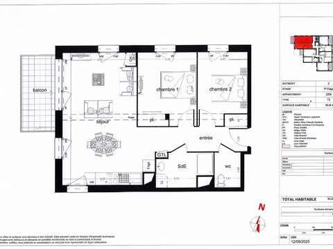 Vente appartement 3 pièces Vezin-le-Coquet 35