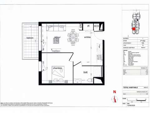 Vente appartement 2 pièces