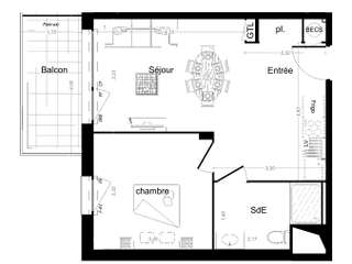 Vente appartement 2 pièces