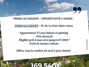 Vente Appartement 2 piècesVezin-le-Coquet
