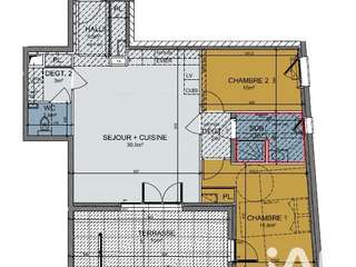 Vente appartement 3 pièces