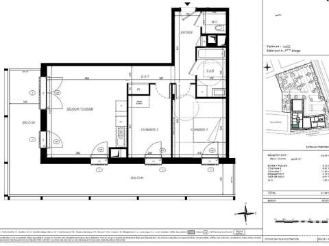 Vente appartement 3 pièces Vente appartement 3 pièces