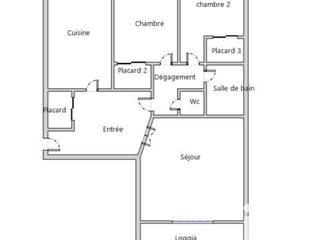 Vente appartement 3 pièces
