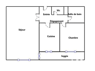 Vente appartement 2 pièces