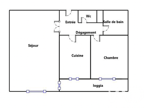 Vente appartement 2 pièces