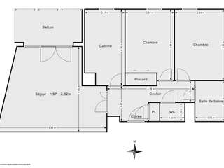 Vente appartement 3 pièces Vente appartement 3 pièces
