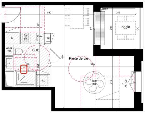 Vente appartement 1 pièce