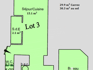 Vente appartement 2 pièces