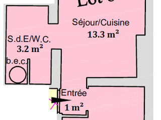 Vente appartement 2 pièces
