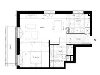 Vente appartement 2 pièces