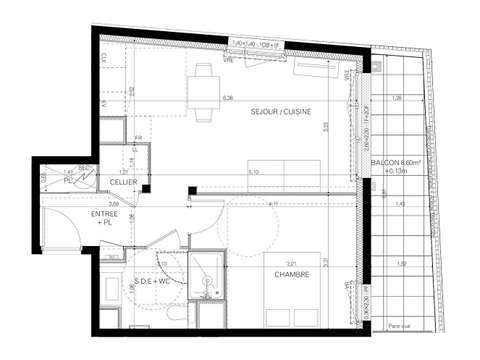 Vente appartement 2 pièces