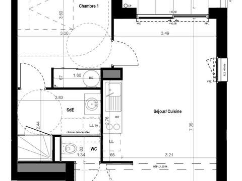 Vente appartement 2 pièces
