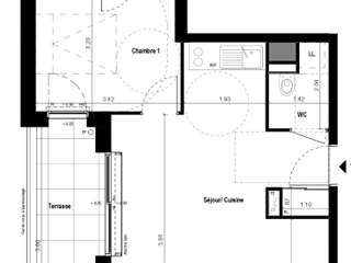 Vente appartement 2 pièces