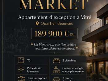 Vente Appartement 3 piècesVitré Pavillon-Maisons Rouges