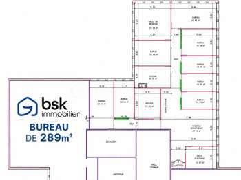 Vente Bureaux et commerces 289 m&sup2;Angers Roseraie Orgemont