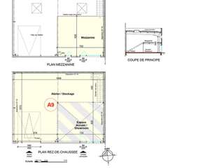 Bureaux et commerces 1 pièce