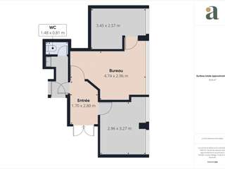 Bureaux et commerces 3 pièces