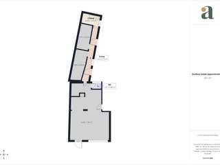 Bureaux et commerces 3 pièces