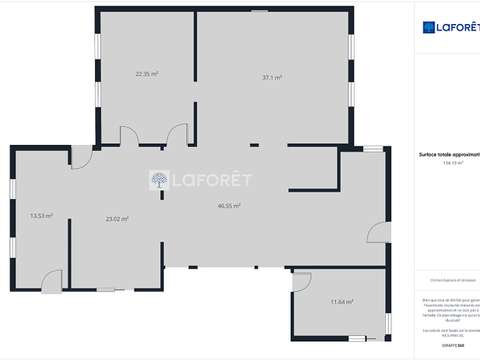 Bureaux et commerces 5 pièces