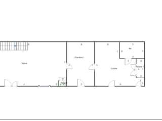 Bureaux et commerces 4 pièces