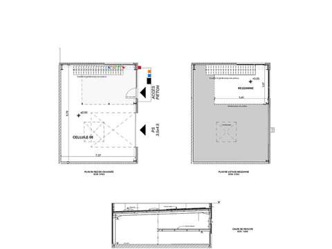 Bureaux et commerces 1 pièce