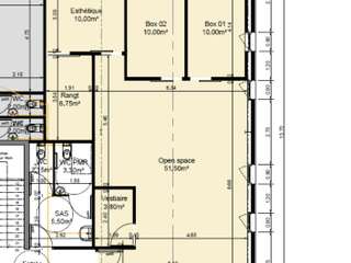 Bureaux et commerces 4 pièces