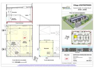 Bureaux et commerces 1 pièce