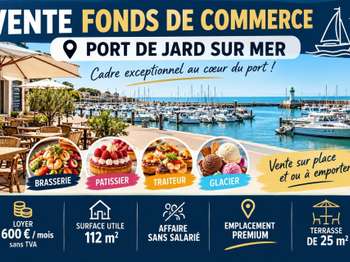 Vente Bureaux et commerces 112 m&sup2;Jard-sur-Mer