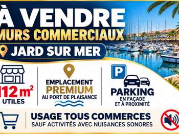 Vente Bureaux et commerces 112 m&sup2;Jard-sur-Mer