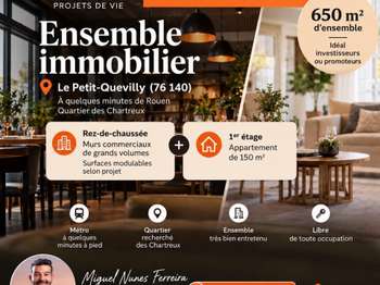 Vente Bureaux et commerces 651 m&sup2;Le Petit-Quevilly