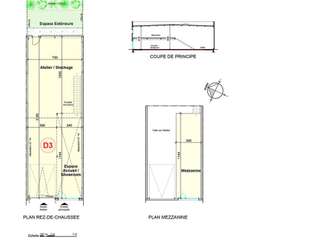 Bureaux et commerces 1 pièce