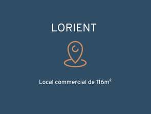 Vente Bureaux et commerces 119 m&sup2;Lorient