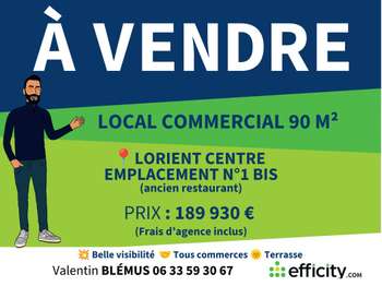 Bureaux et commerces Lorient Centre Ville 56
