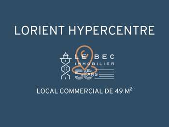 Vente Bureaux et commerces 49 m&sup2;Lorient Centre Ville